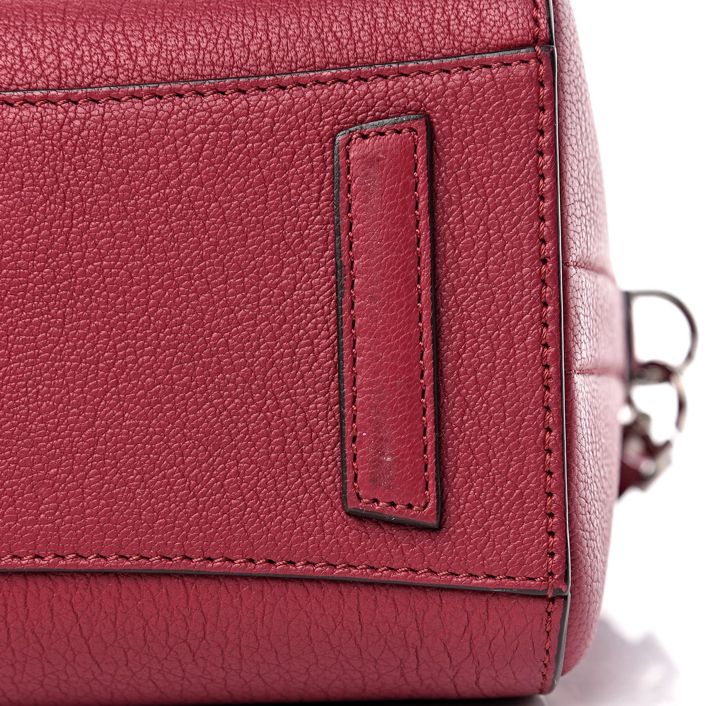 Sugar Goatskin Mini Antigona Fig Pink