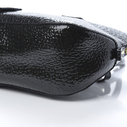 Burberry Patent Heritage Grain Small Orchard Bowling Bag Black 11 of 11
