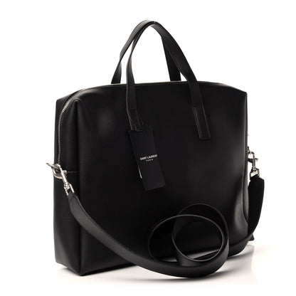 Saint Laurent Calfskin Bold Briefcase Black 4 of 12