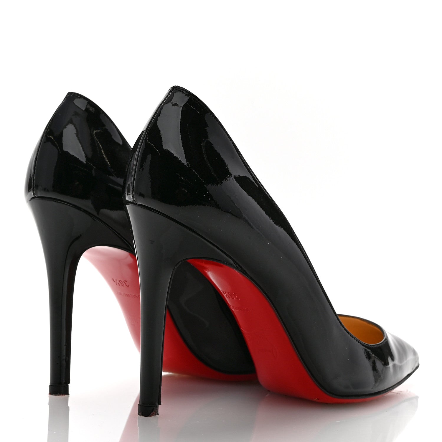 Christian Louboutin Patent Pigalle 100 Pumps 36.5 Black 5 of 11