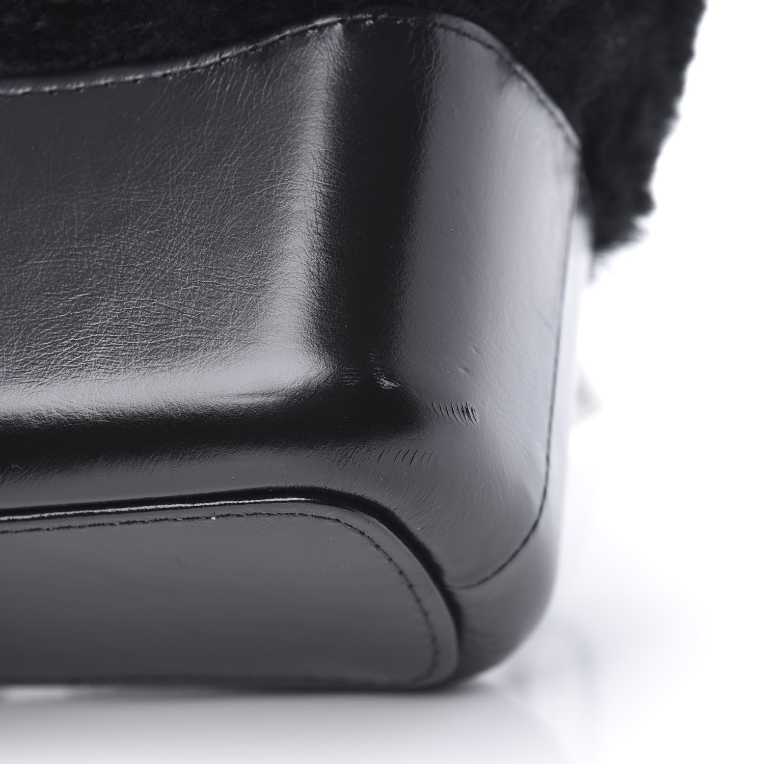 Chanel Shearling Medium Gabrielle Hobo Black 10 of 10