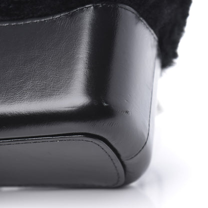 Chanel Shearling Medium Gabrielle Hobo Black 10 of 10