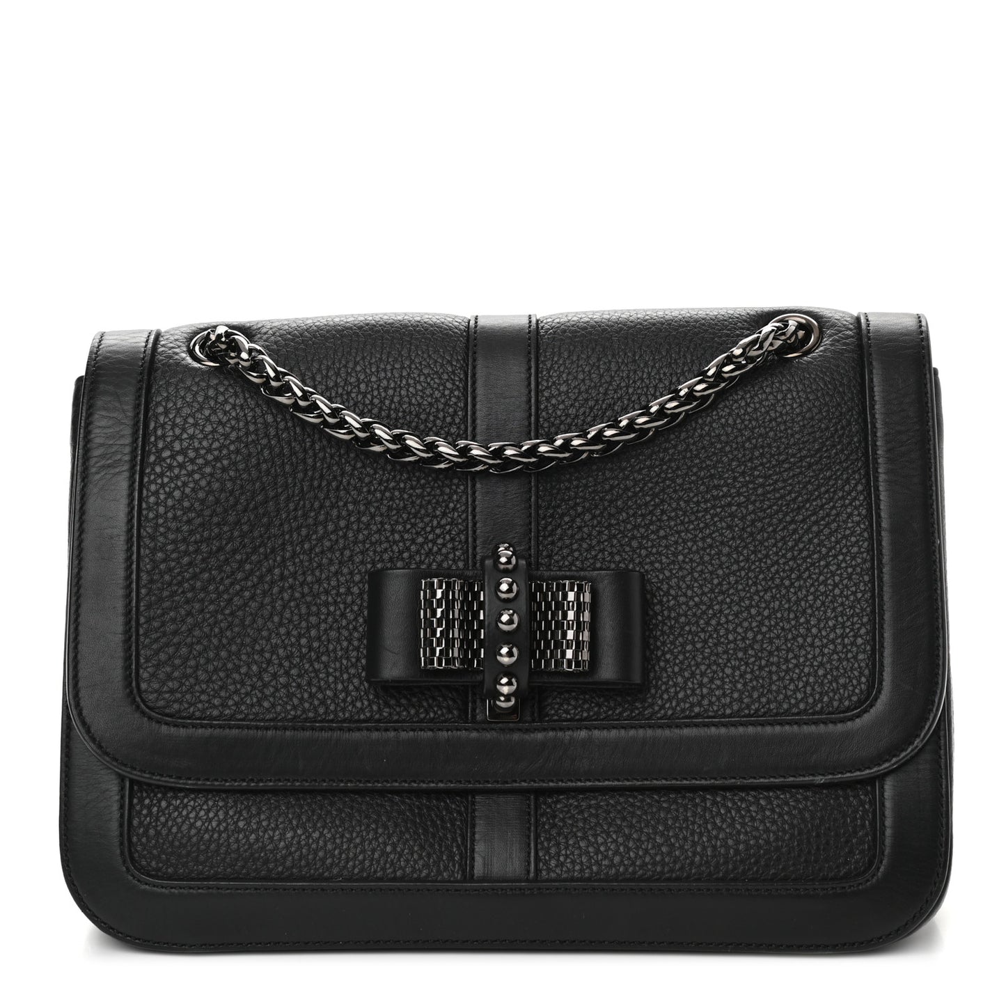 Calfskin Small Sweet Charity NV Shoulder Bag Black