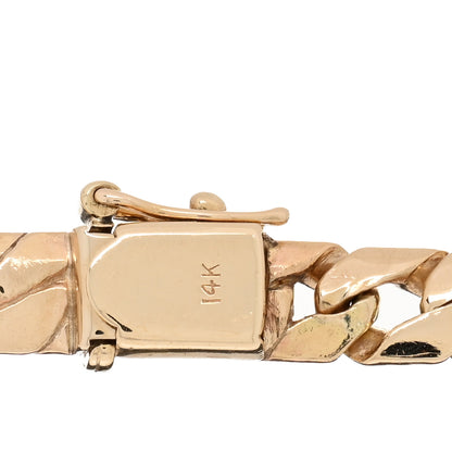 Tiffany 14K Rose Gold Curb Link Chain Bracelet 3 of 3