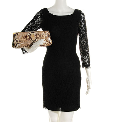 Prada Python Clutch Stone 2 of 11