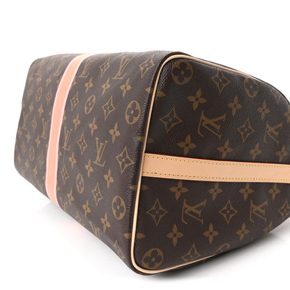 Louis Vuitton Mon Monogram Speedy Bandouliere 35 Light Pink Camel 9 of 9