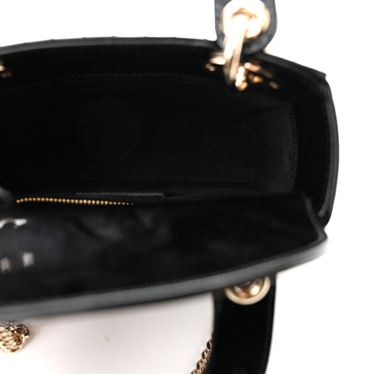 Christian Dior Patent Cannage Mini Lady Dior Black 5 of 9