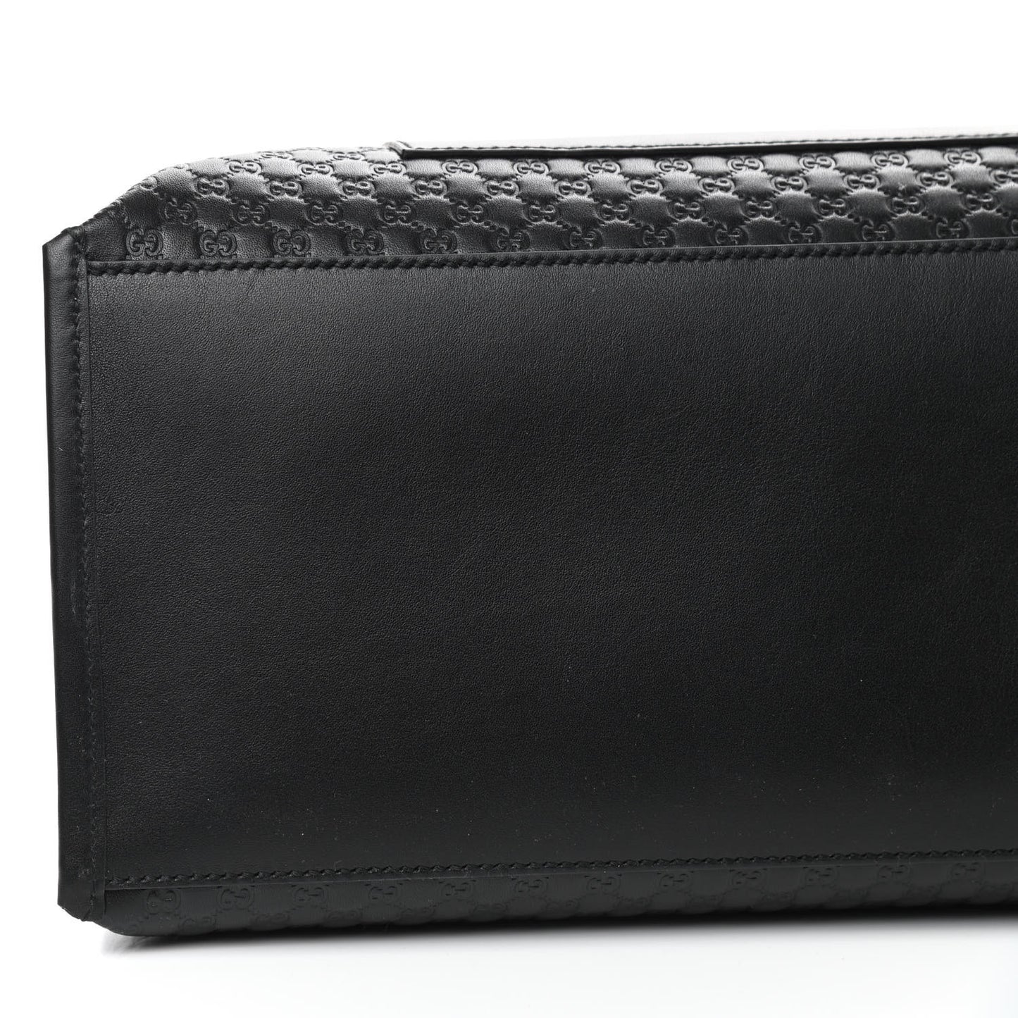 Soft Microguccissima Medium Tote Black