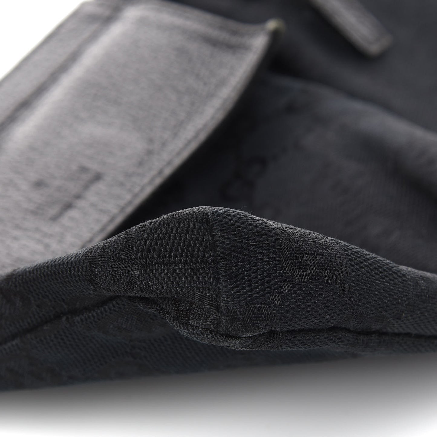 GG Monogram Double Pocket Belt Bag Black