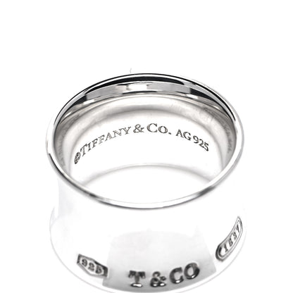 Tiffany Sterling Silver Wide 1837 Ring 47 4 4 of 4