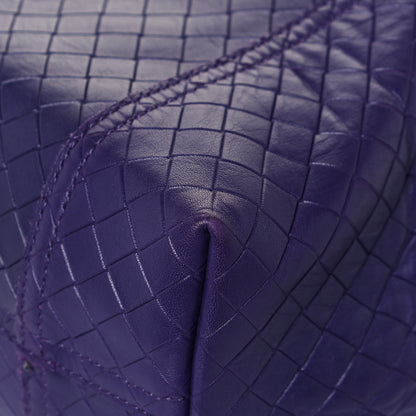 Bottega Veneta Calfskin Intrecciomirage Large Tote Purple 9 of 14