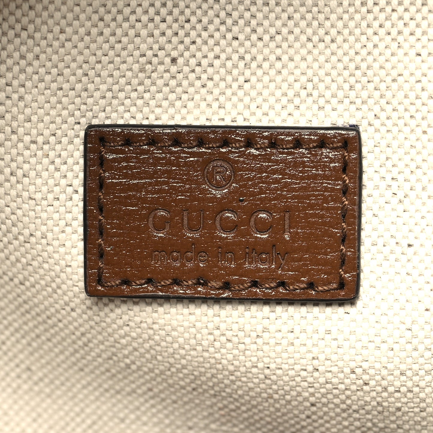 GG Supreme Monogram Textured Calfskin Retro Interlocking G Backpack Brown Beige