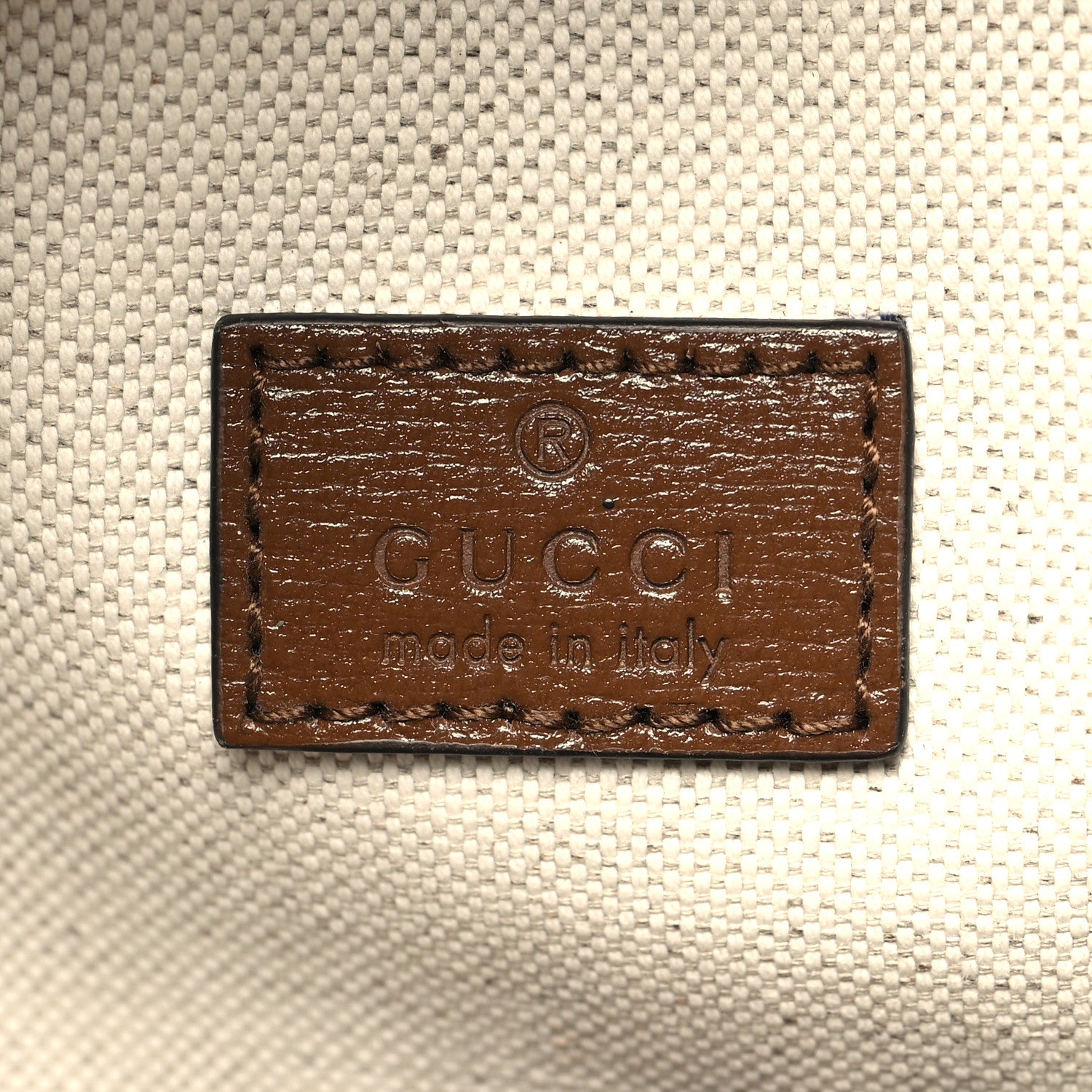 Gucci GG Supreme Monogram Textured Calfskin Retro Interlocking G Backpack Brown Beige 6 of 12