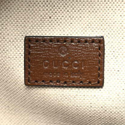 Gucci GG Supreme Monogram Textured Calfskin Retro Interlocking G Backpack Brown Beige 6 of 12