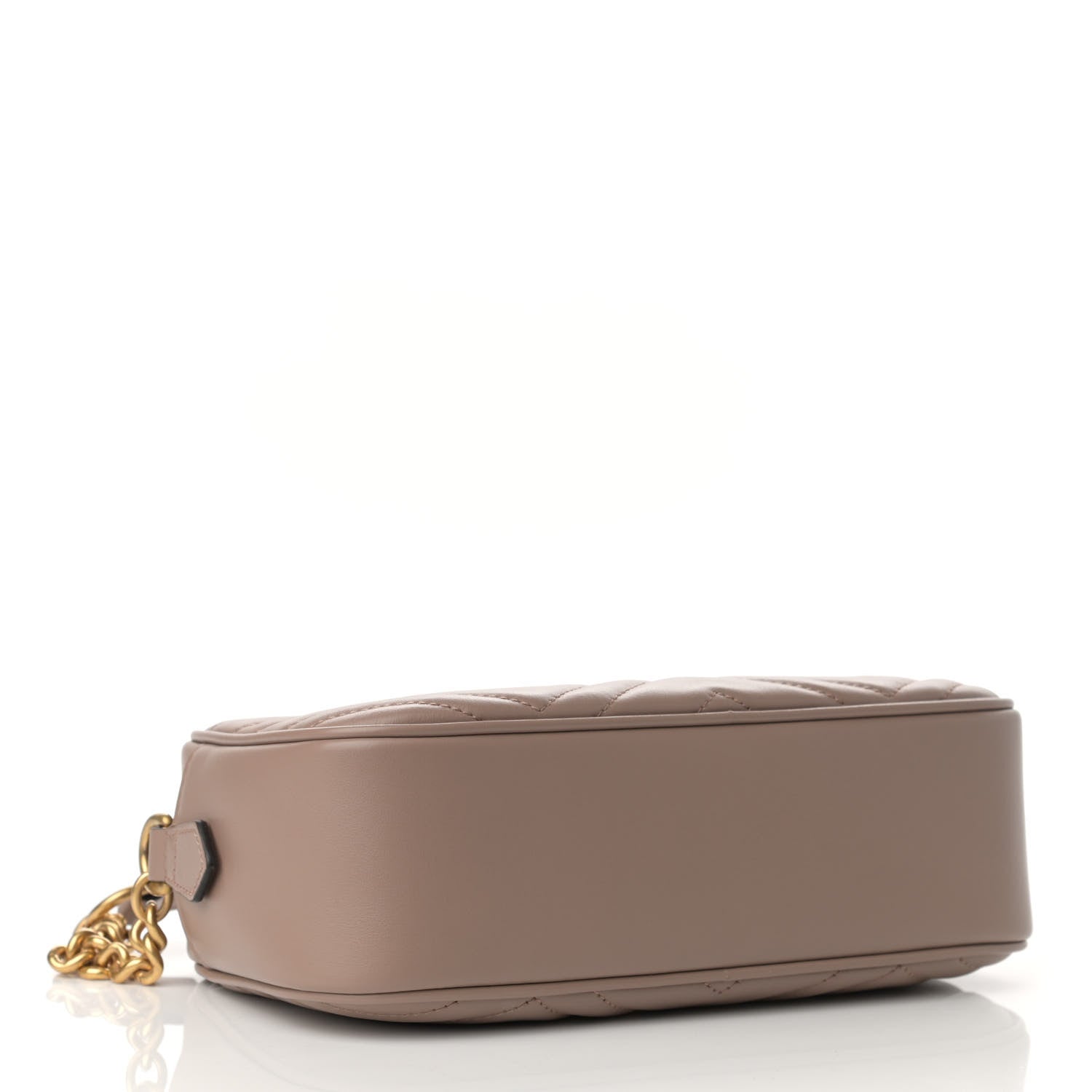 Gucci Calfskin Matelasse Small GG Marmont Chain Shoulder Bag Porcelain Rose 4 of 10