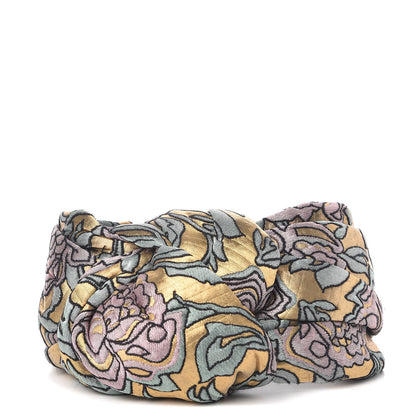 Gucci Metallic Wool Silk Floral Duchesse Headband 1 of 6
