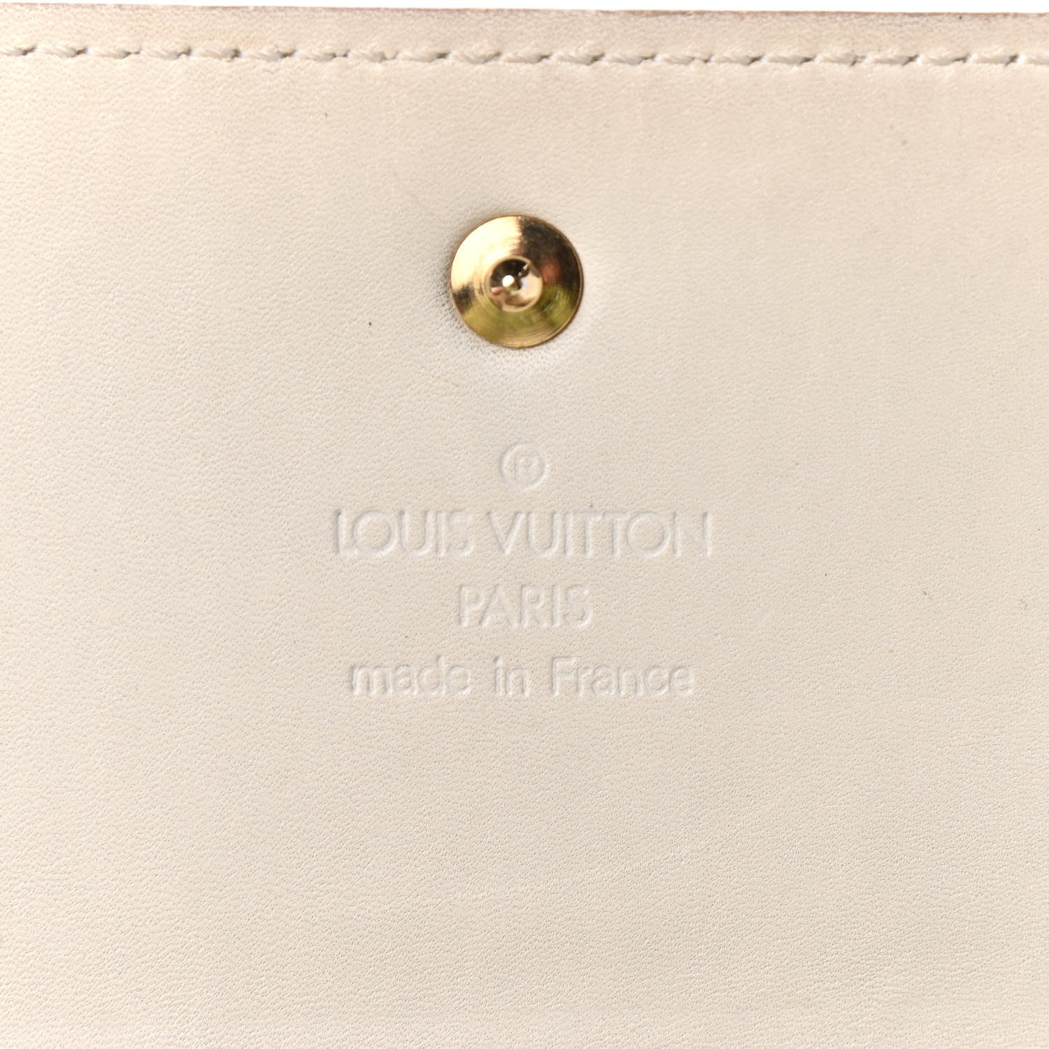Louis Vuitton Vernis Porte Tresor International Wallet Perle 6 of 6
