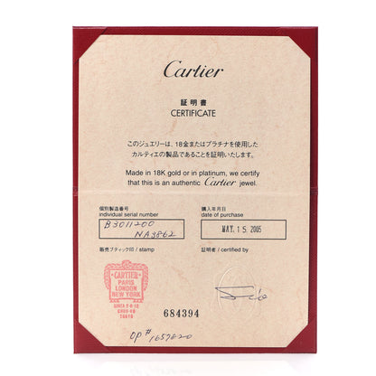 Cartier 18K White Gold Diamond Ribbon Knot Charm 4 of 4