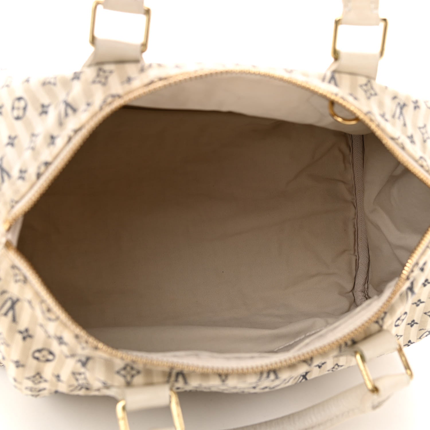 Louis Vuitton Mini Lin Croisette Speedy 30 Blue 5 of 10