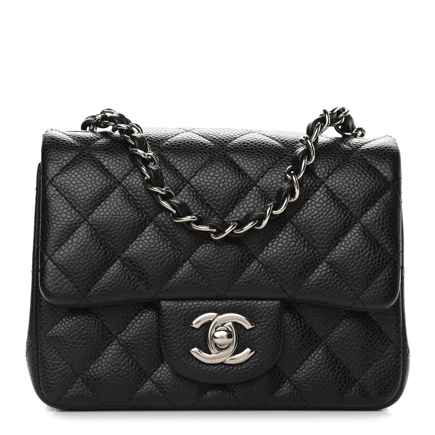Chanel Caviar Quilted Mini Square Flap Black 1 of 9