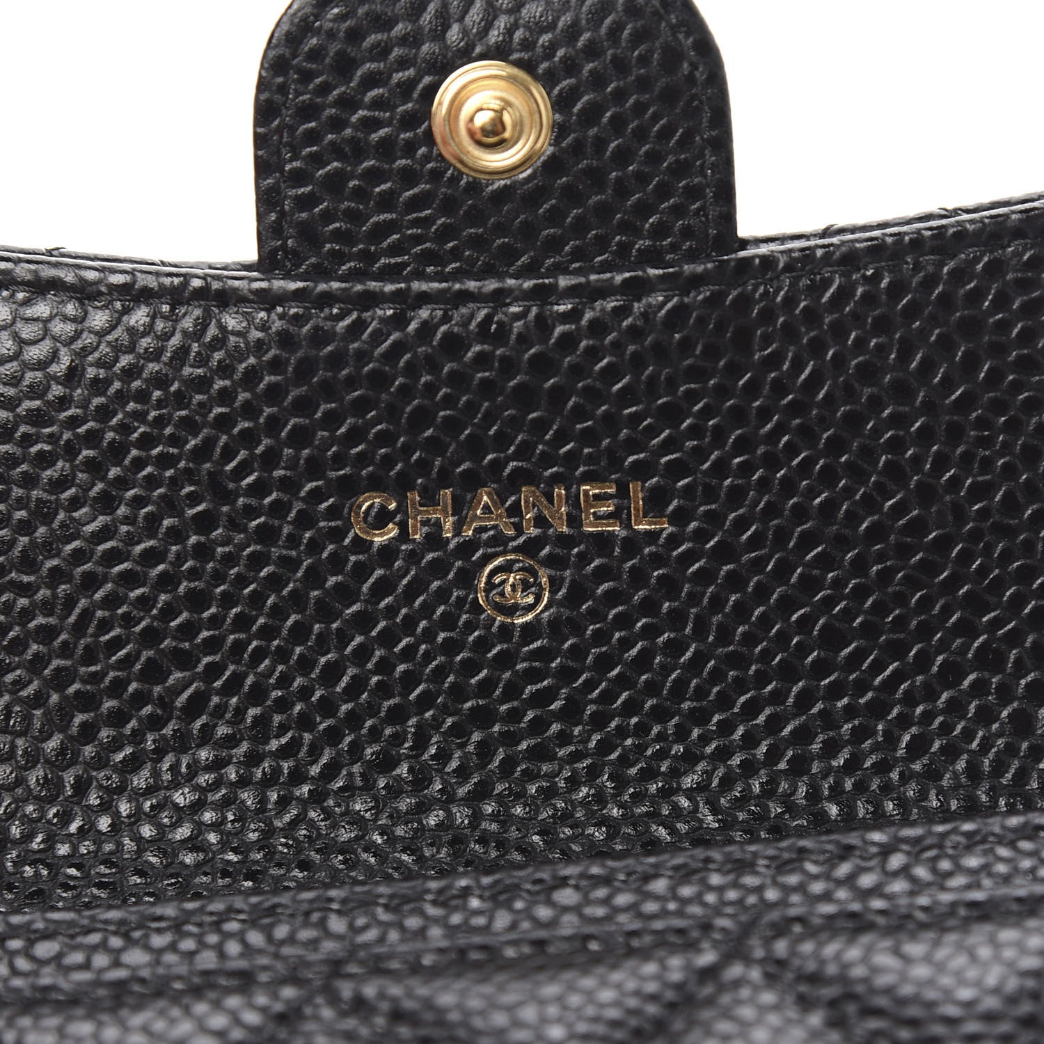 Chanel Caviar Quilted Flap Card Holder Black 6 of 9