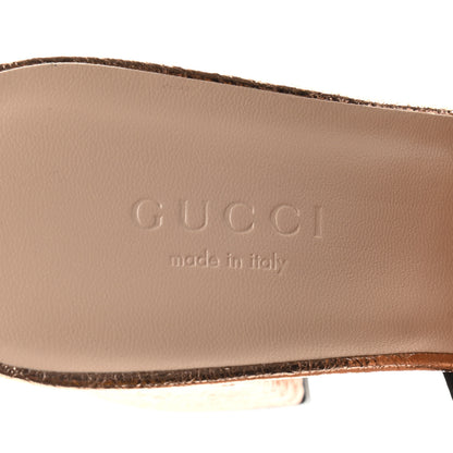 Gucci Galassia GG Marmont Fringe 75mm Slide Sandals 36 Salmone 7 of 7