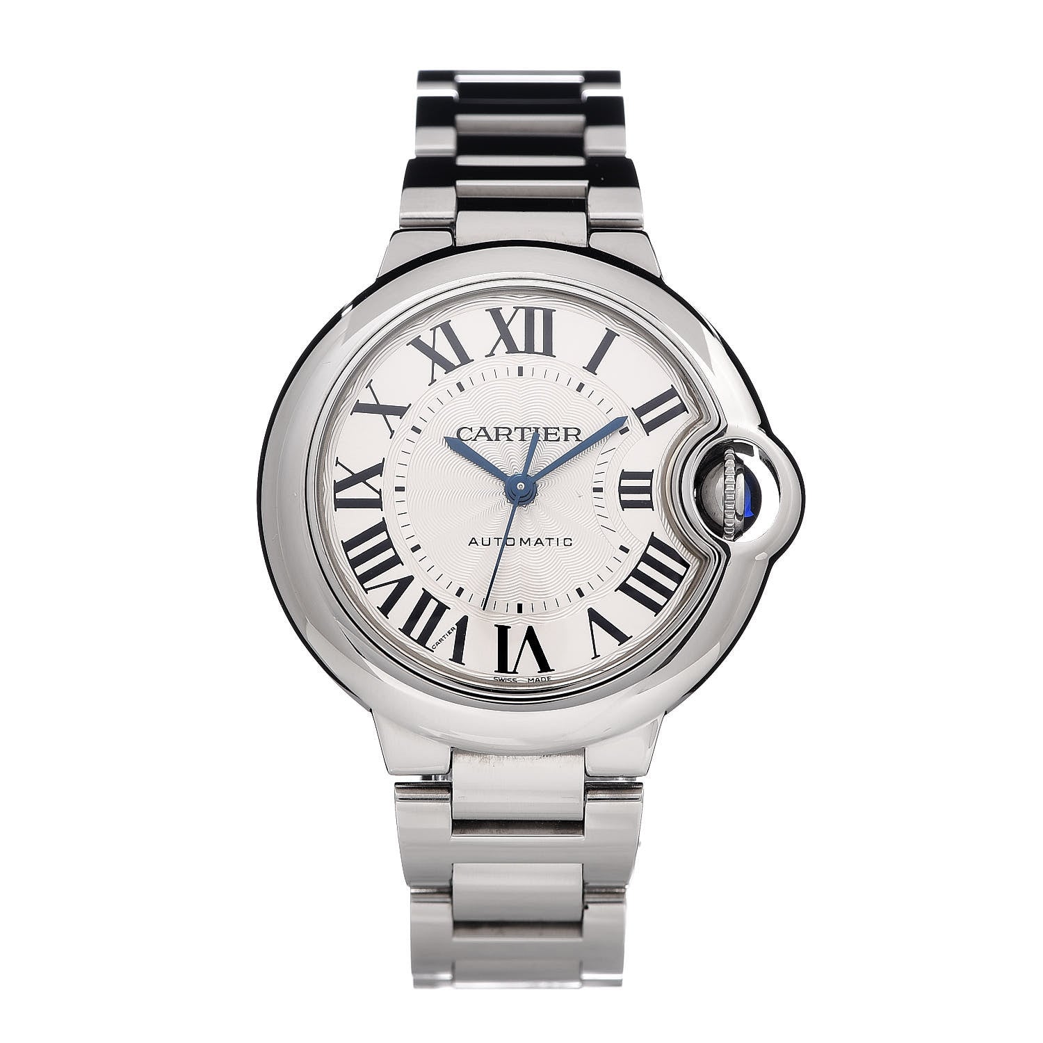 Cartier Stainless Steel 33mm Ballon Bleu De Automatic Watch 1 of 7