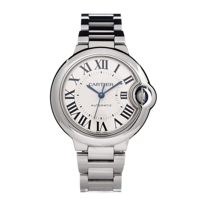 Cartier Stainless Steel 33mm Ballon Bleu De Automatic Watch 1 of 7