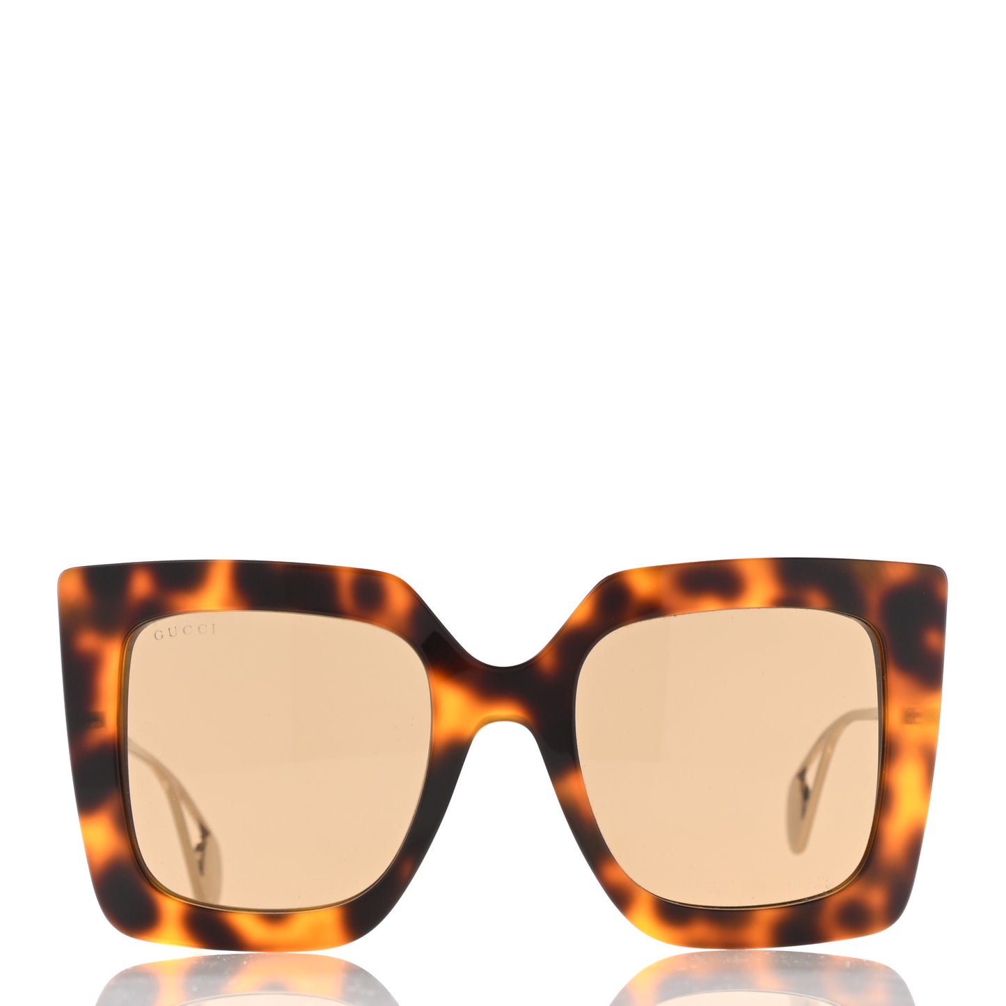 Acetate Oversize Square Frame GG0435S Sunglasses Havana