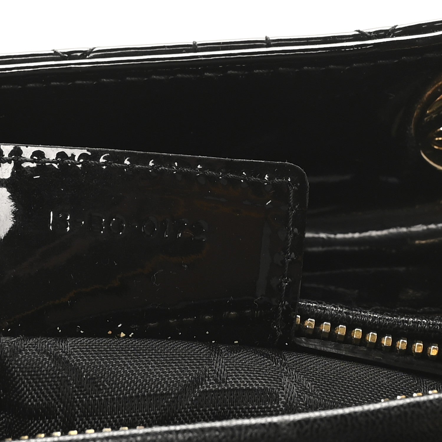 Christian Dior Patent Cannage Medium Lady Dior Black 7 of 10