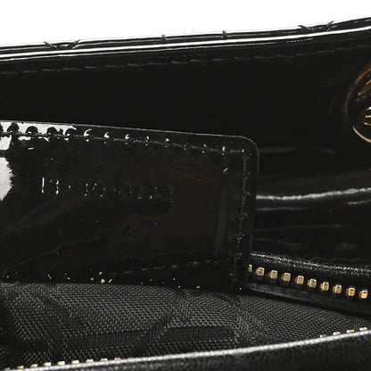 Christian Dior Patent Cannage Medium Lady Dior Black 7 of 10