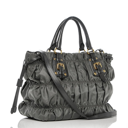 Prada Tessuto Nylon Gaufre Tote Ardesia 3 of 6