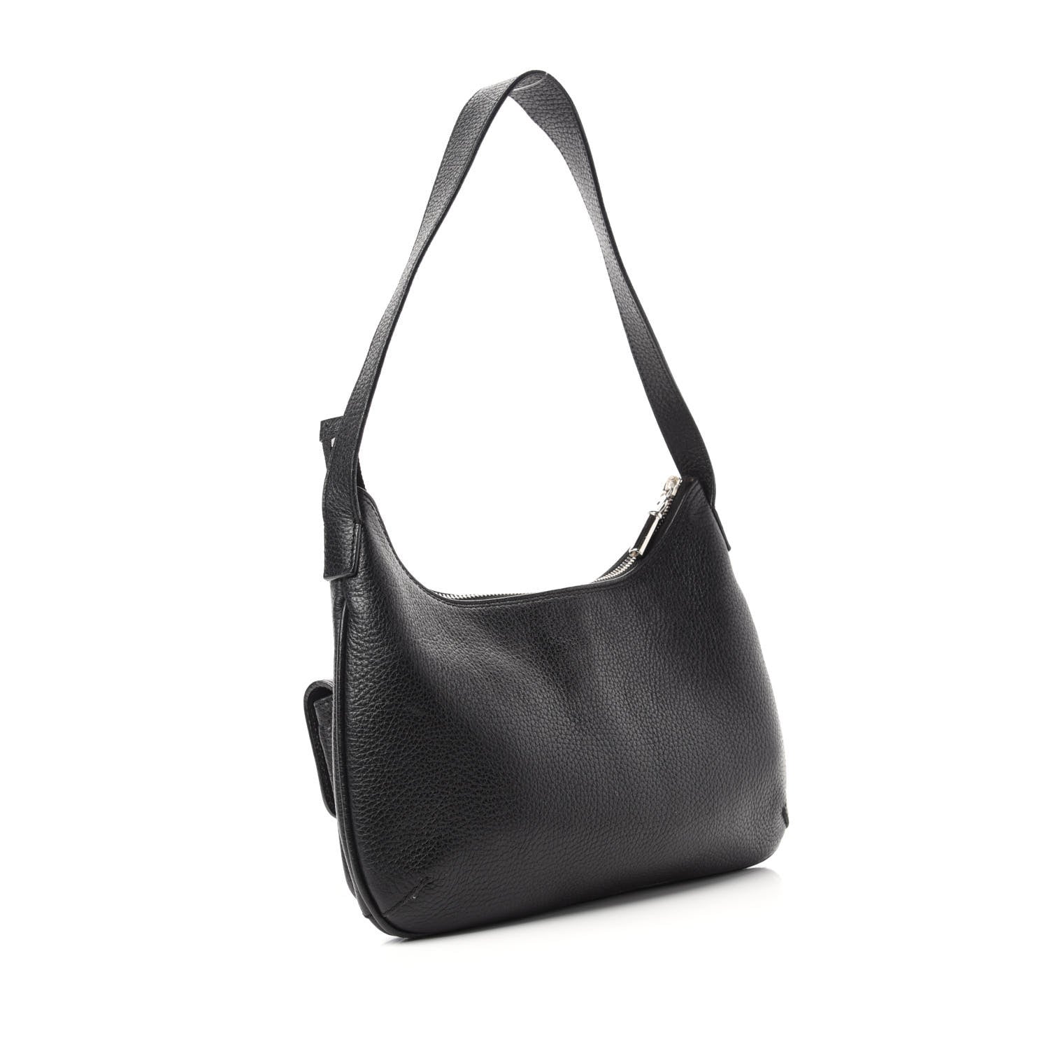 Burberry Grainy Calfskin Shoulder Bag Black 3 of 12