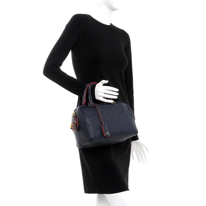 Louis Vuitton Empreinte Speedy Bandouliere 25 NM Marine Rouge 2 of 9
