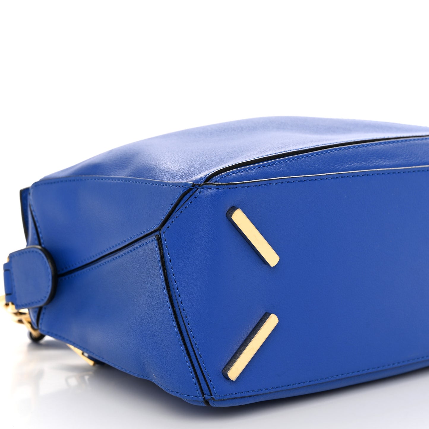 Calfskin Small Puzzle Bag Electric Blue