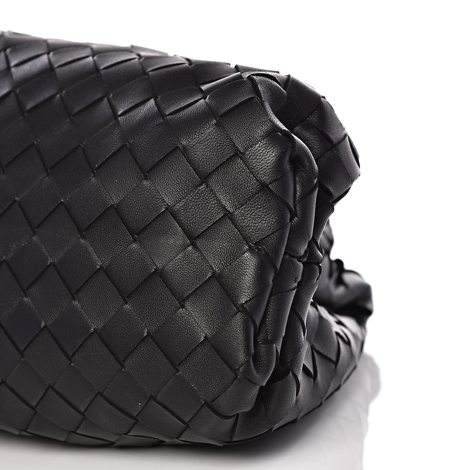 Bottega Veneta Nappa Maxi Intreccio The Pouch Oversized Clutch Black 8 of 9