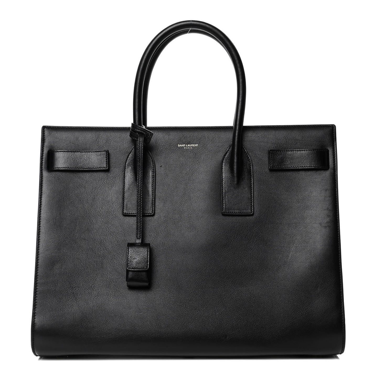 Calfskin Large Sac De Jour Carryall Black