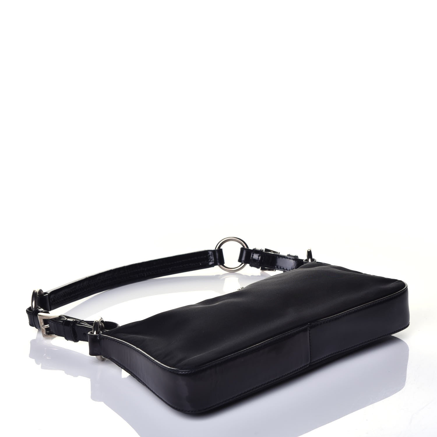 Prada Tessuto Nylon Pochette Black 4 of 8
