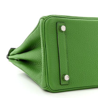Hermes Togo BIRKIN 25 Vert Yucca 9 of 11