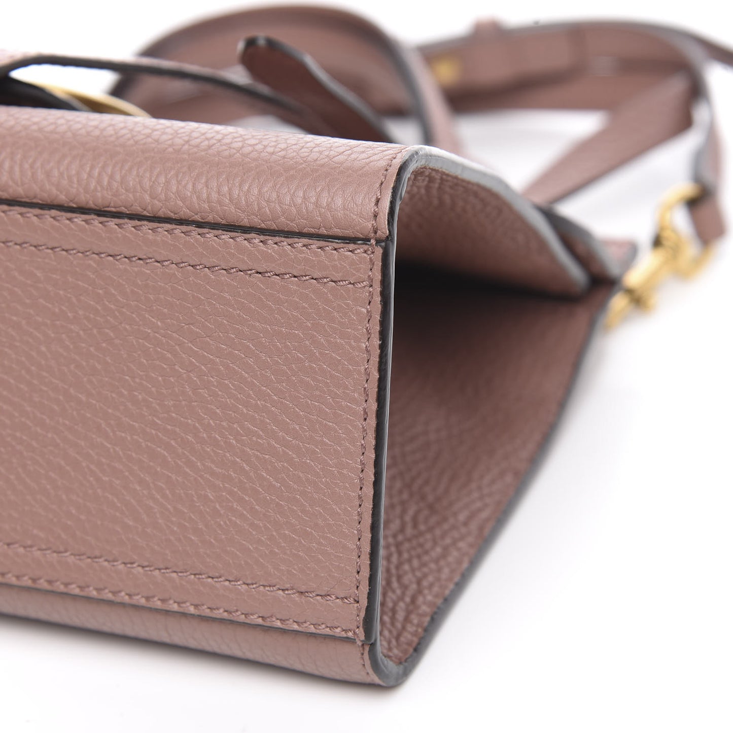 Calfskin Mini GG Marmont Top Handle Bag Rosy Phard