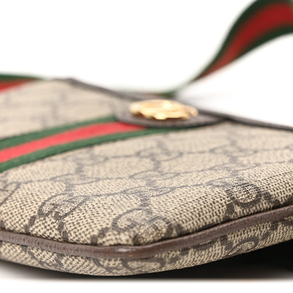 Gucci GG Supreme Monogram Web Ophidia Utility Belt Bag 85 34 Beige Ebony New Acero 10 of 10