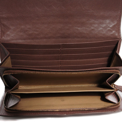 Bottega Veneta Nappa Intrecciato Continental Flap Wallet Light Brown 5 of 8