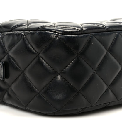 Chanel Lambskin Quilted Medium Camera Case Black 9 of 11