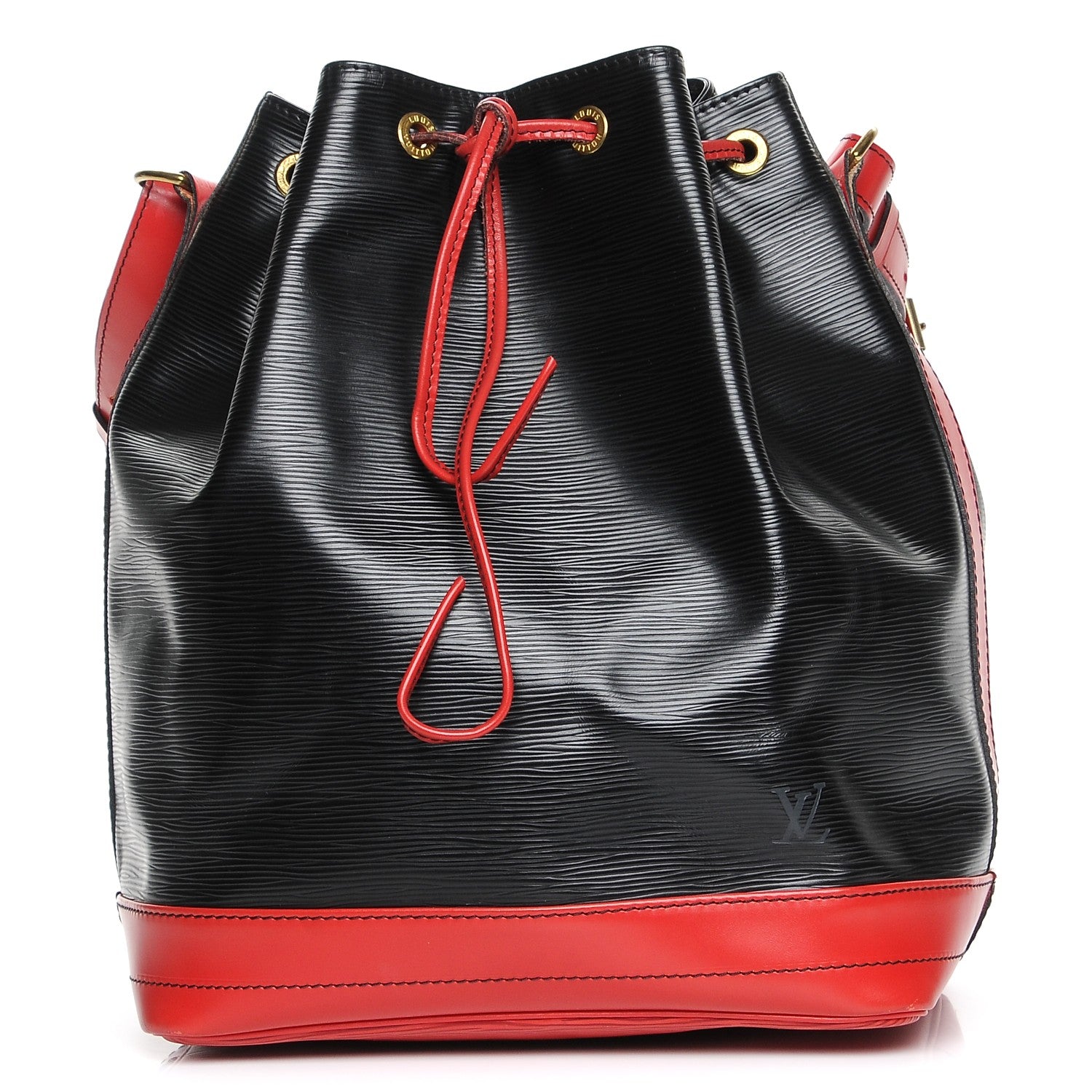 Louis Vuitton Epi Noe Black Red 1 of 9