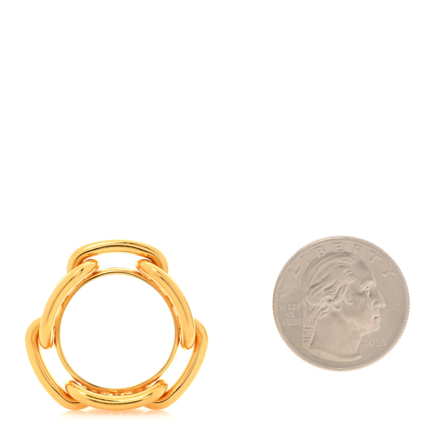 Hermes Permabrass Regate Scarf Ring 2 of 6