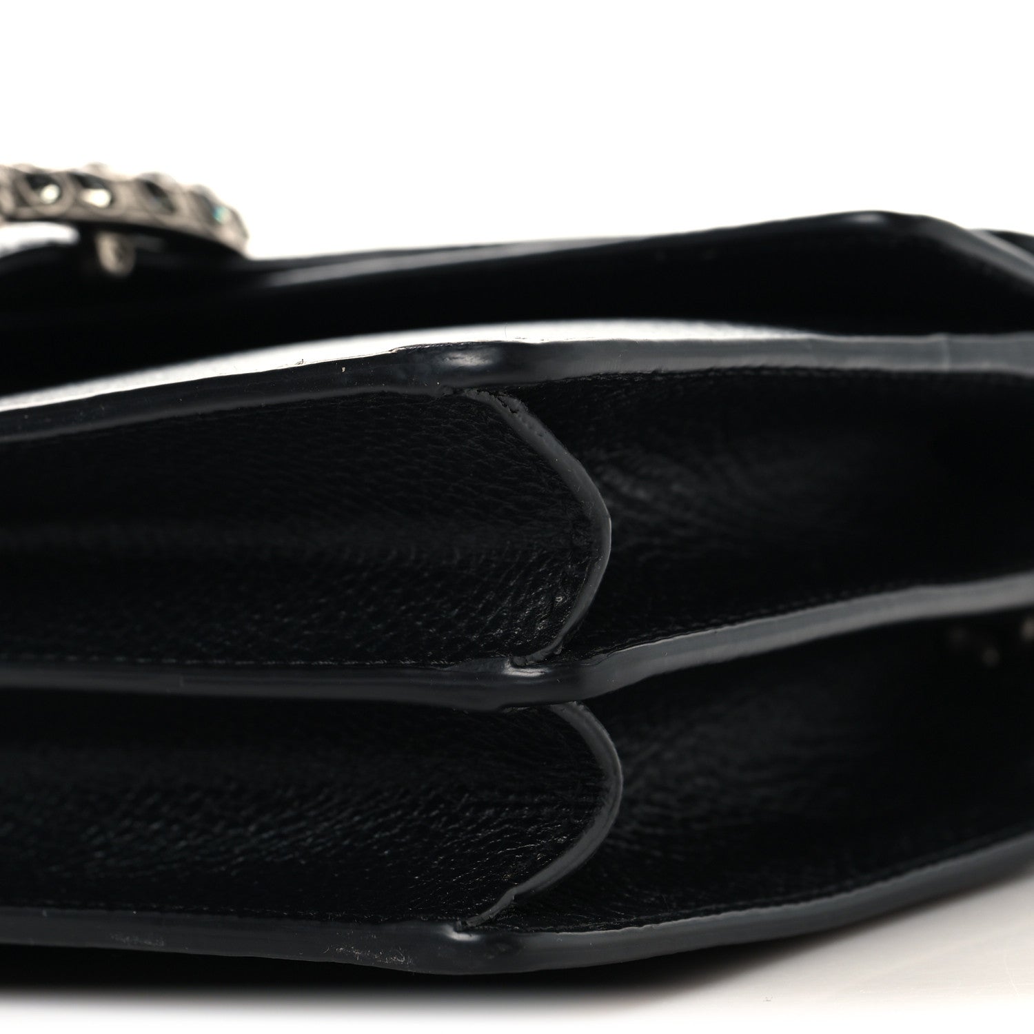 Gucci Pebbled Calfskin Small Dionysus Shoulder Bag Black 10 of 10