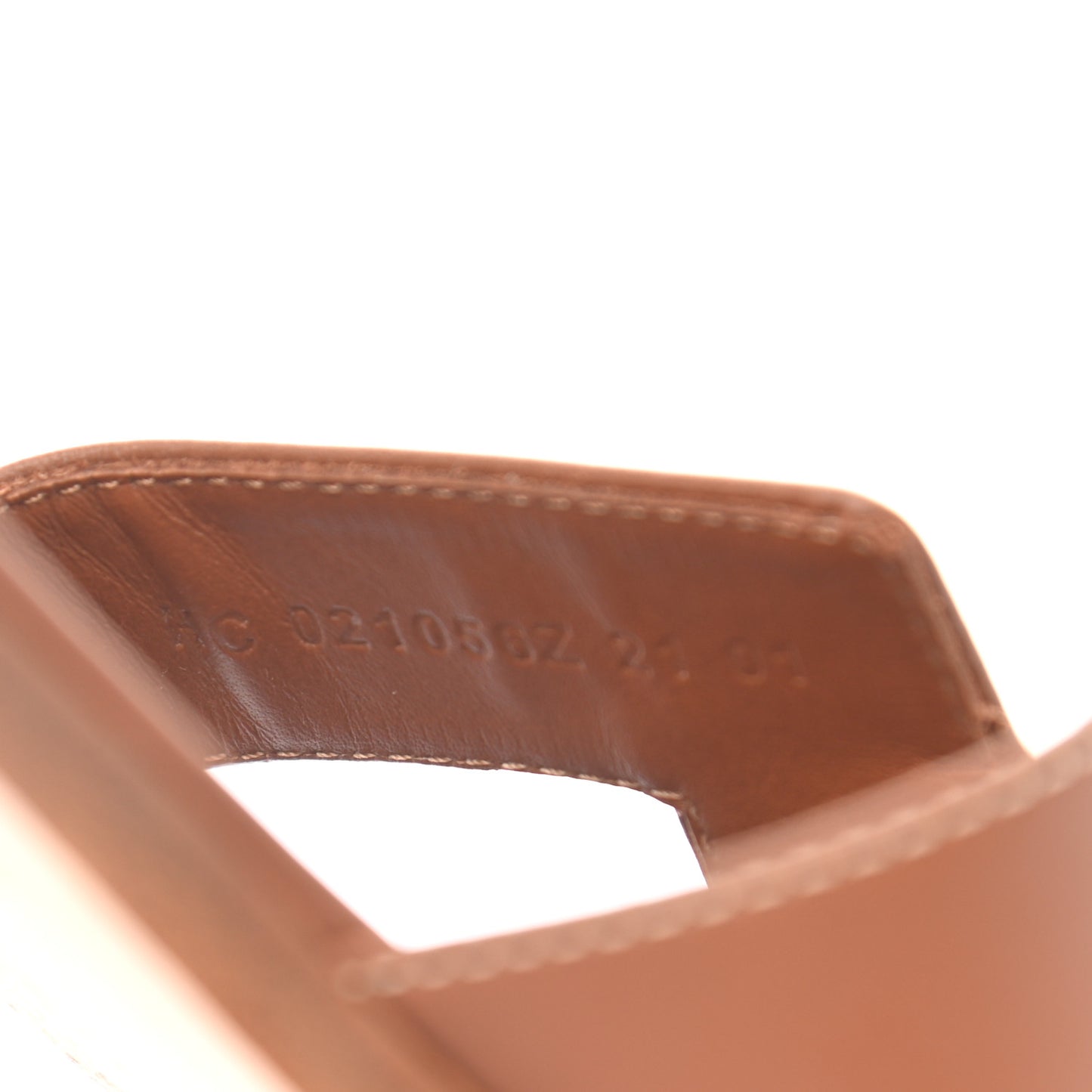 Box Calfskin Oran Sandals 38 Gold