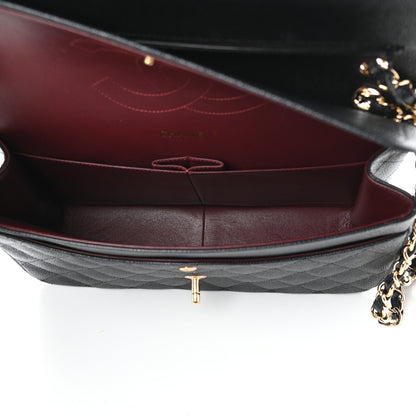 Chanel Caviar Quilted Jumbo Double Flap Black 5 of 10