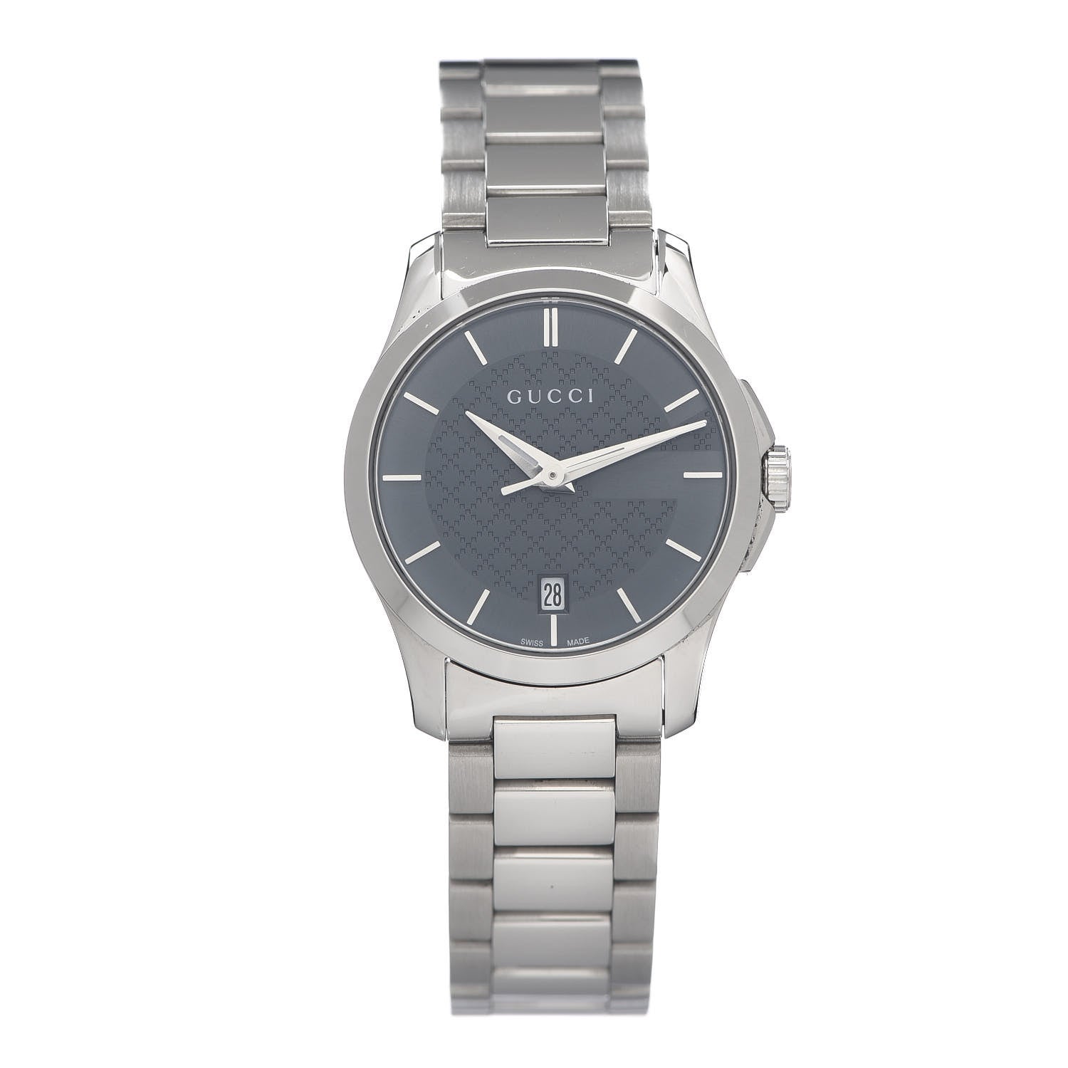 Gucci Stainless Steel 27mm 126.5 G-Timeless Quartz Watch Grey 1 of 6