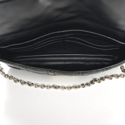 Christian Dior Lambskin Cannage New Lock Pouch Black 5 of 6